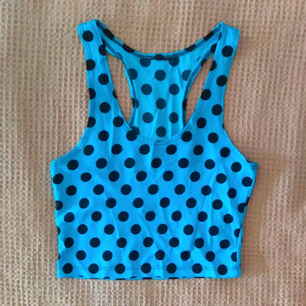 Polka Dot Cropped Tank